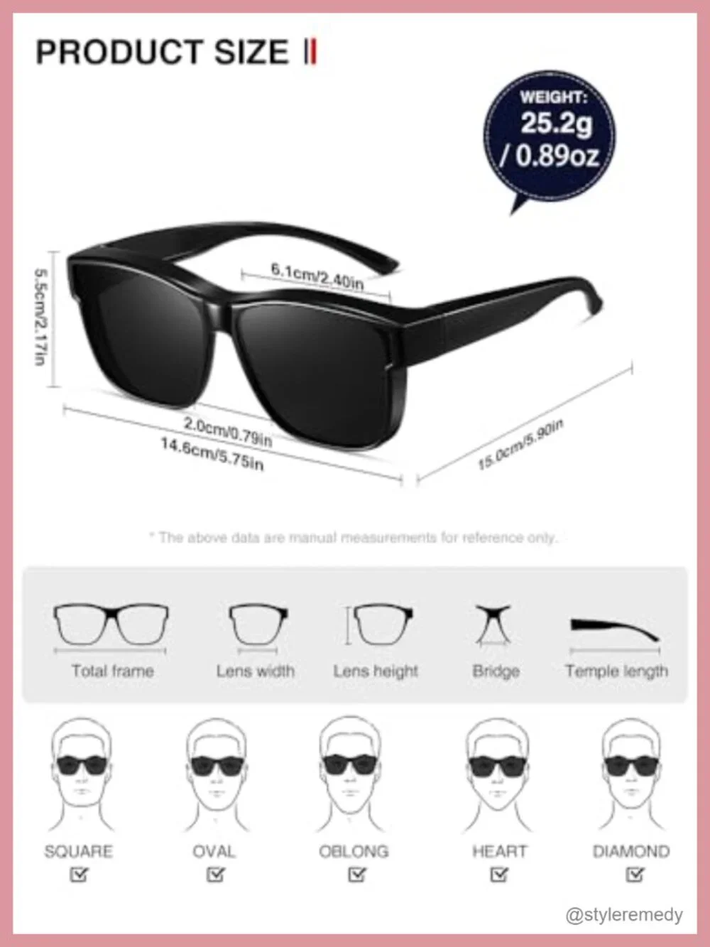 N/A oversized sunglasses